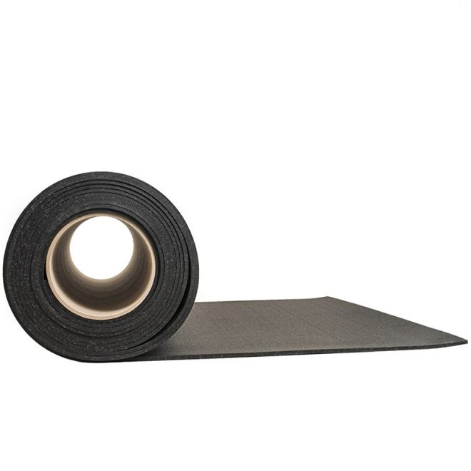 Master Fitness Gymgolv 8 mm Svart/Grå 10 m/rulle
