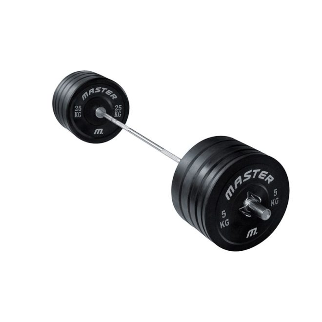 Master Fitness Viktset 150kg Bumpervikter